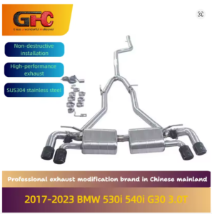 GFC brand for the 2017-2023 BMW 530i 540i G30 3.0T Catback high-performance variable valve exhaust system with muffler and tips