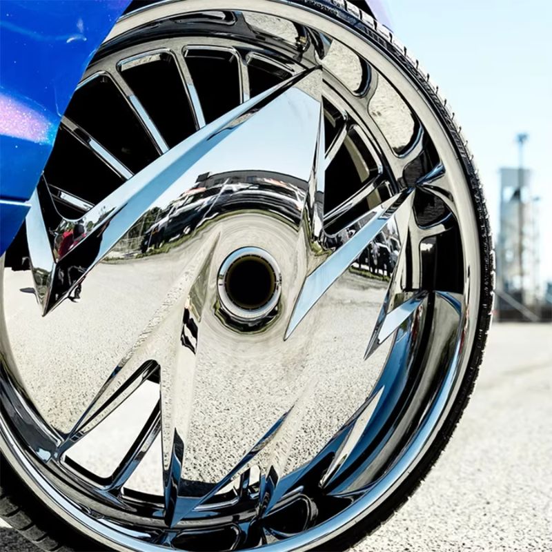 Custom Forged Chrome Wire Rims