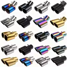 Slant Cut Tip for Car Exhaust Pipe Extension Modification Decoration Muffler Tailpipe